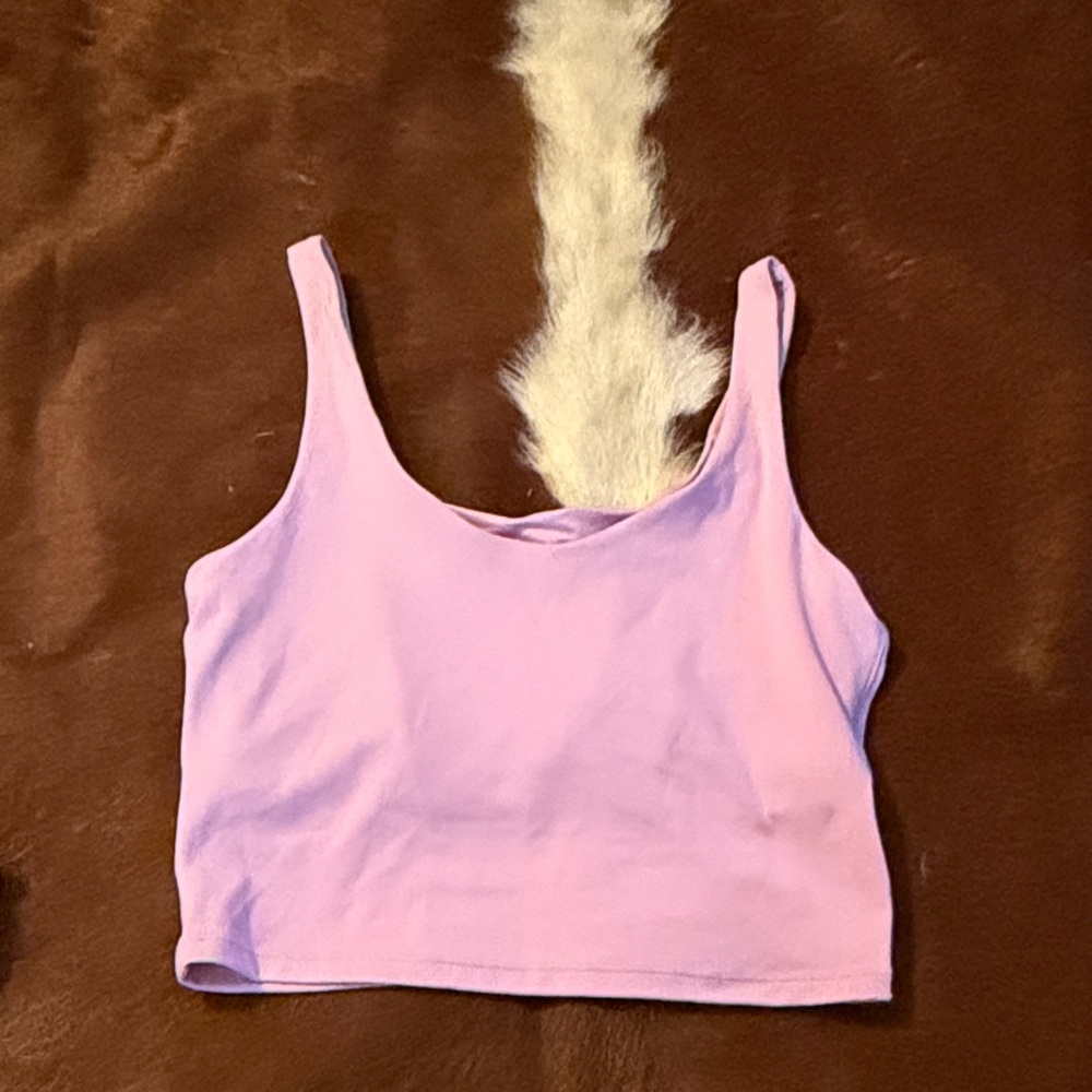 Lavender Scoop Neck Tank Top